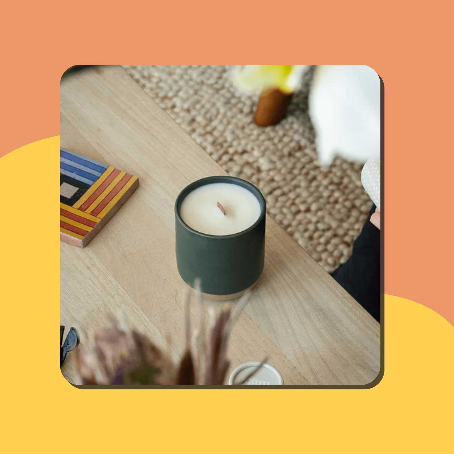 An eco-friendly candle from Siblings