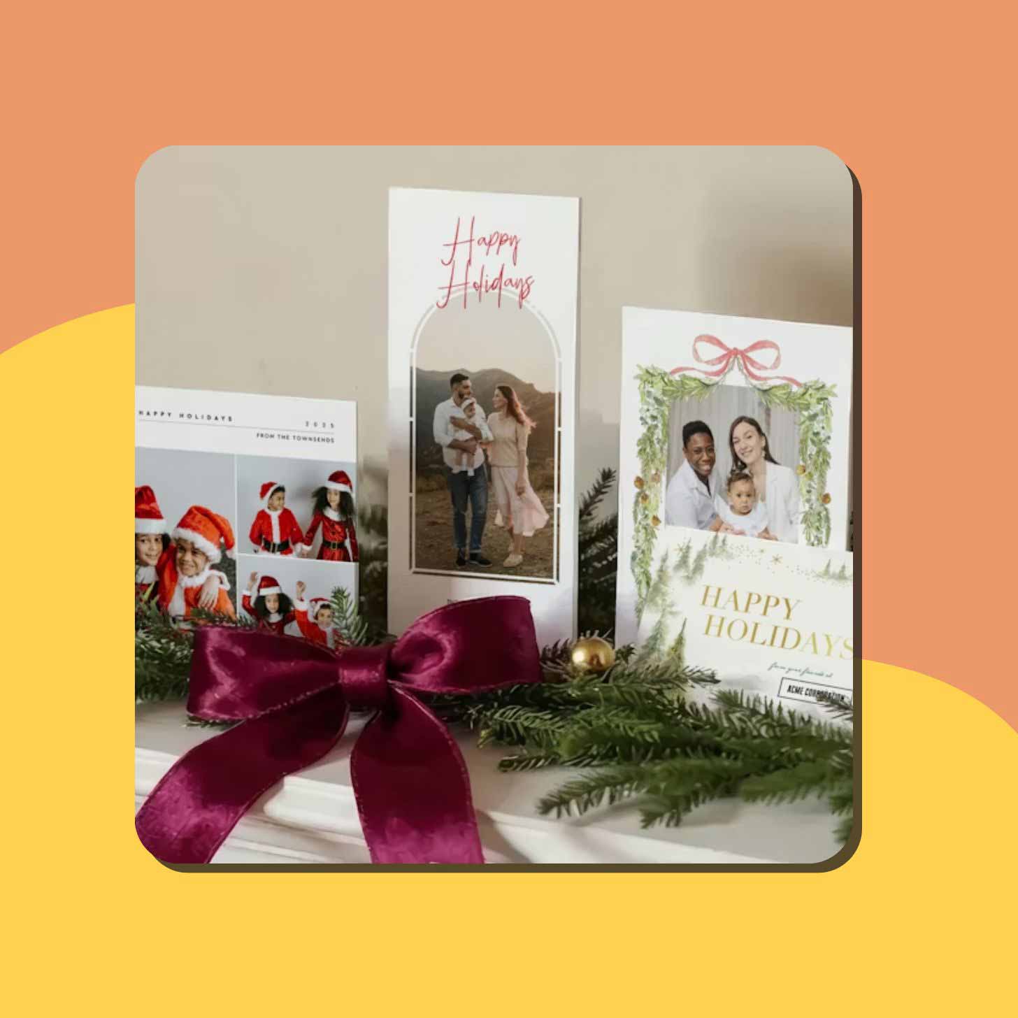 Custom holiday cards from paper Culture