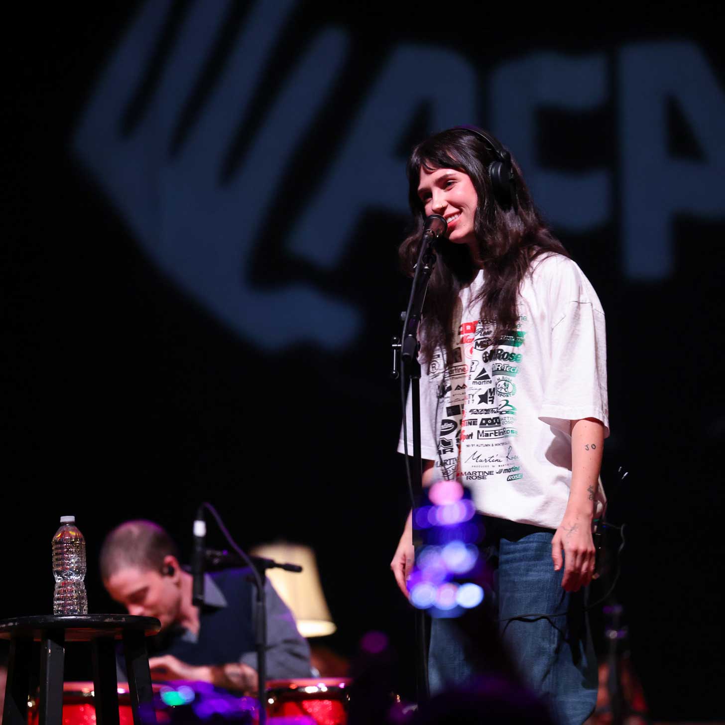 Clairo performs at the 2026 Artists for Aid charity concert