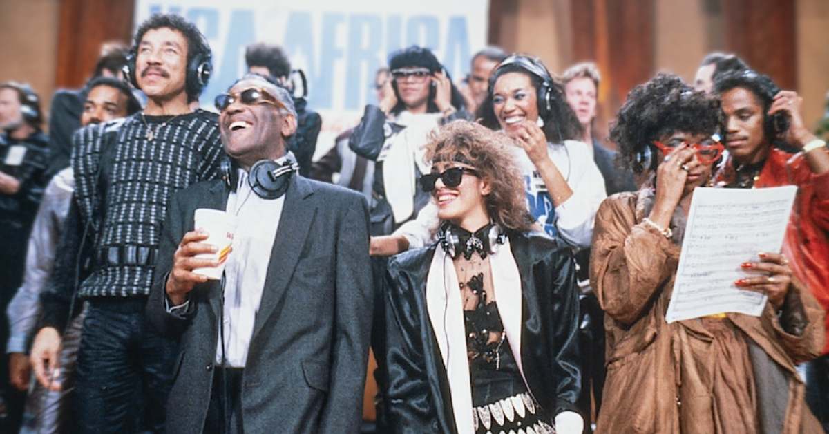 A still from the documentary The Greatest Night in Pop