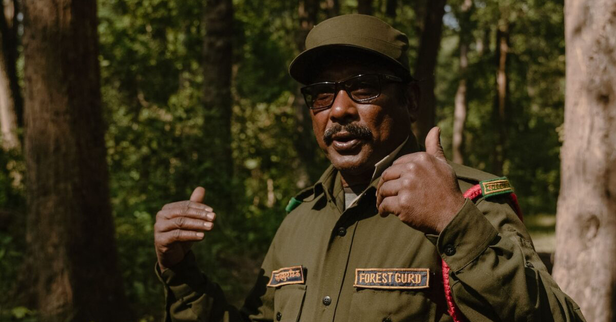 A national park ranger in Nepal