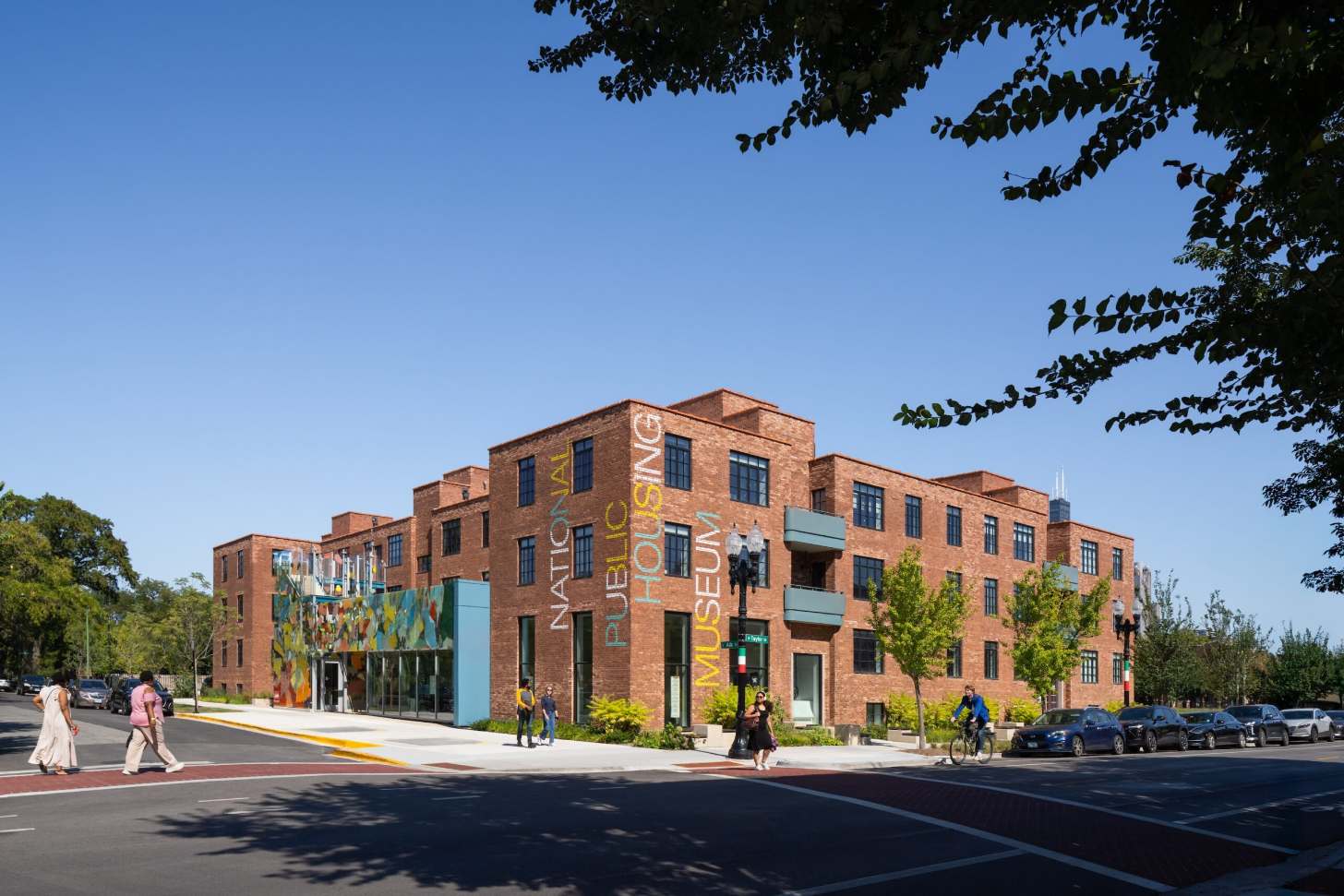 The exterior of Chicago's National Public Housing Museum