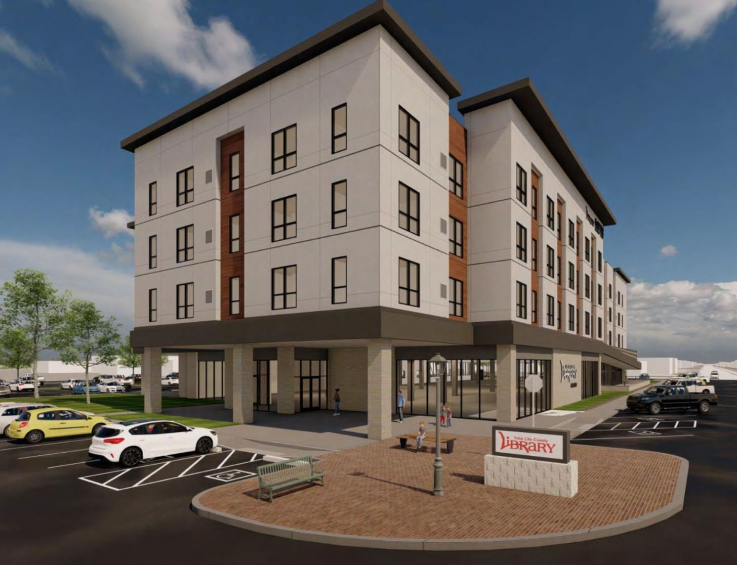 This Oklahoma public library is adding 59 apartments