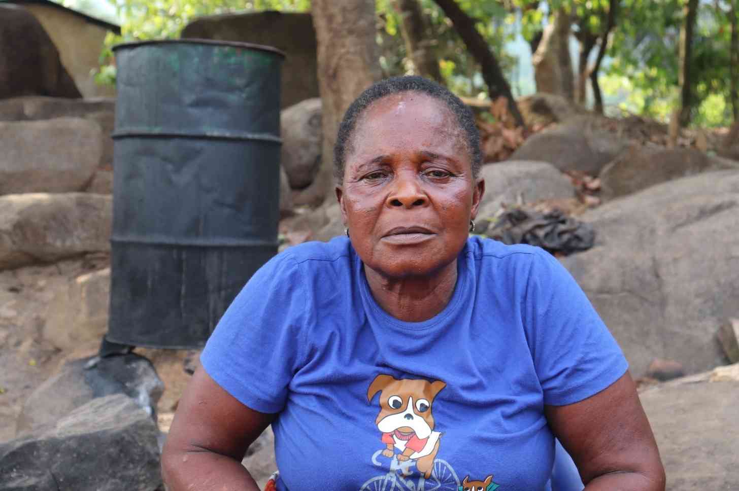Agbo Helen, leader of the collective operating at Katabang, one of the major collectives that has formed in the Afi region. Image by Orji Sunday for Mongabay.