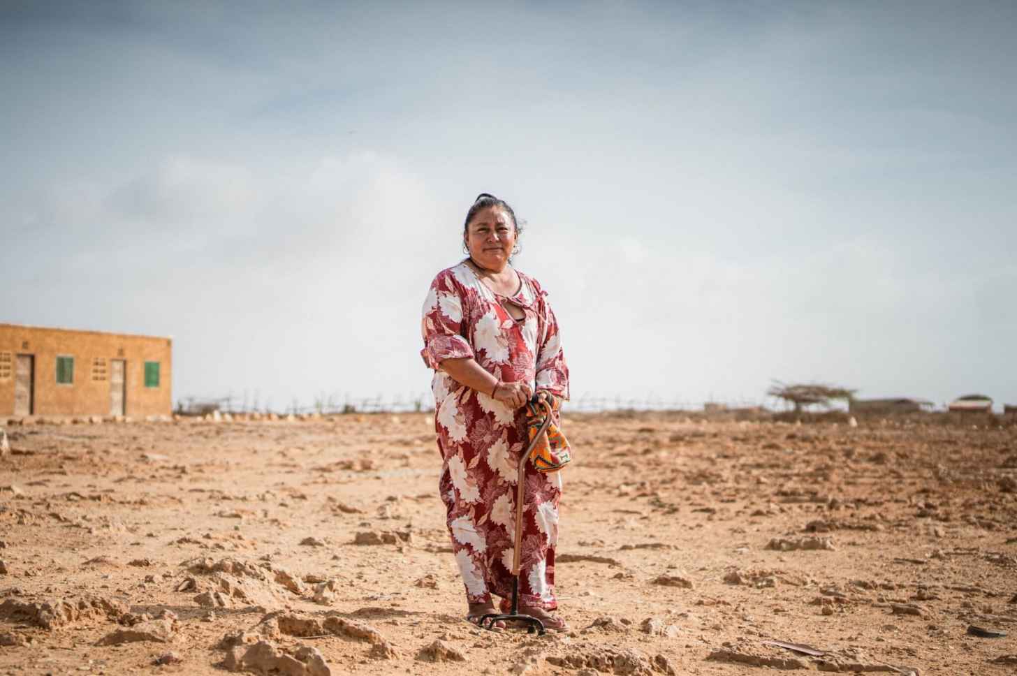 Luzmila Arends, 48, sister of Wilfrido, runs a guesthouse in Punta Gallinas. She blames last year’s failed rainy season for the death of the majority of her goat flock, which was an important source of food and income.