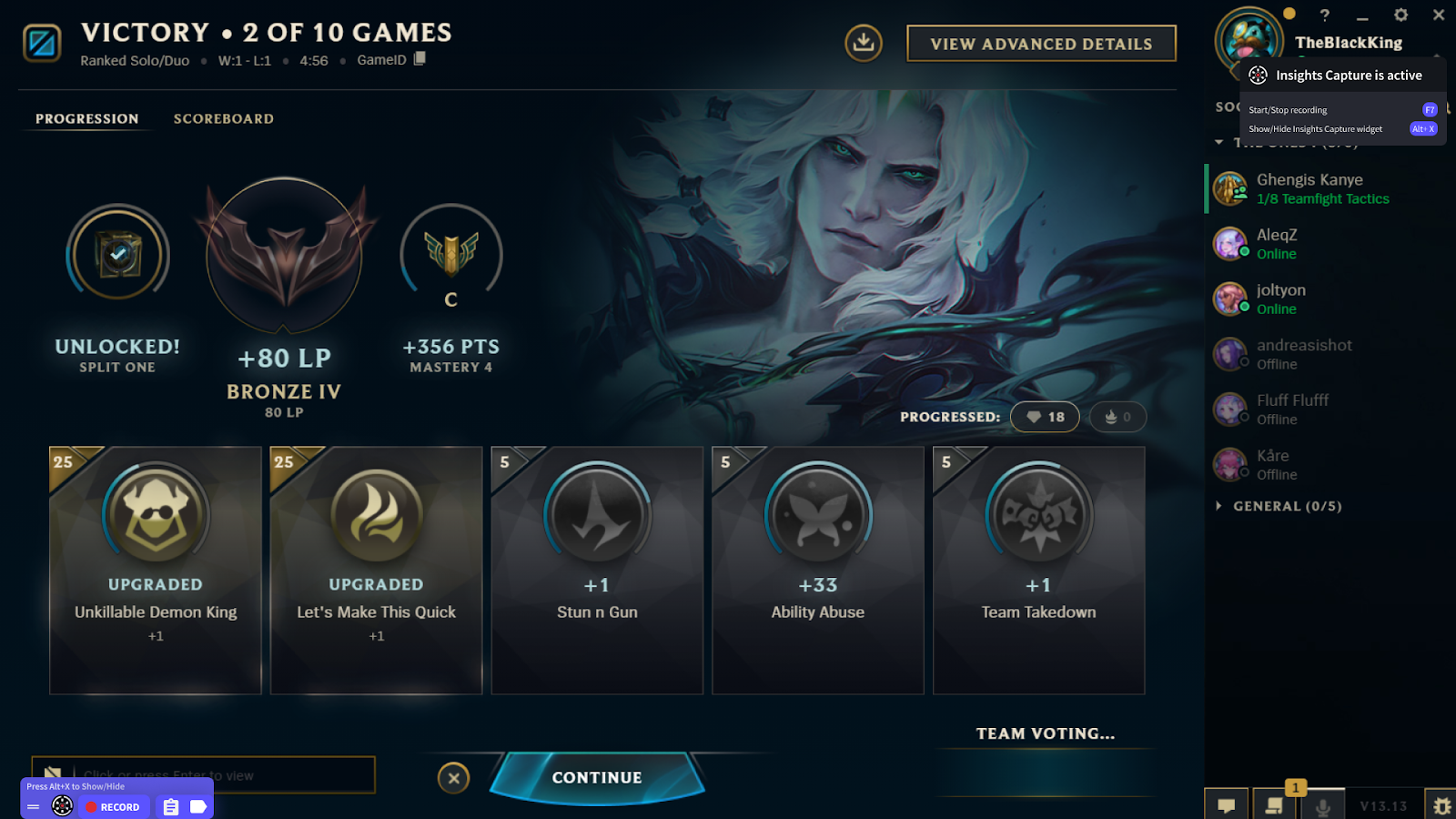 How to record gameplay in League of Legends?