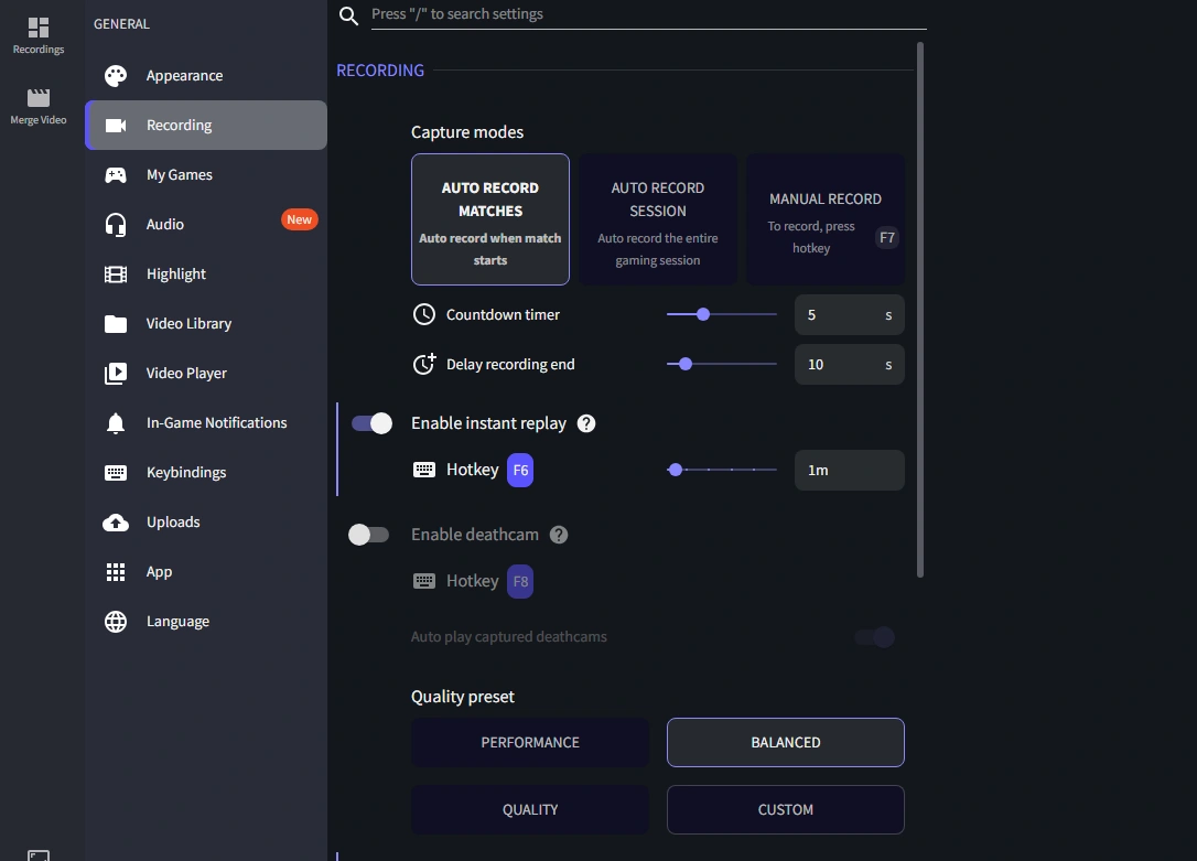 Step 2: Adjust Your Recording Settings