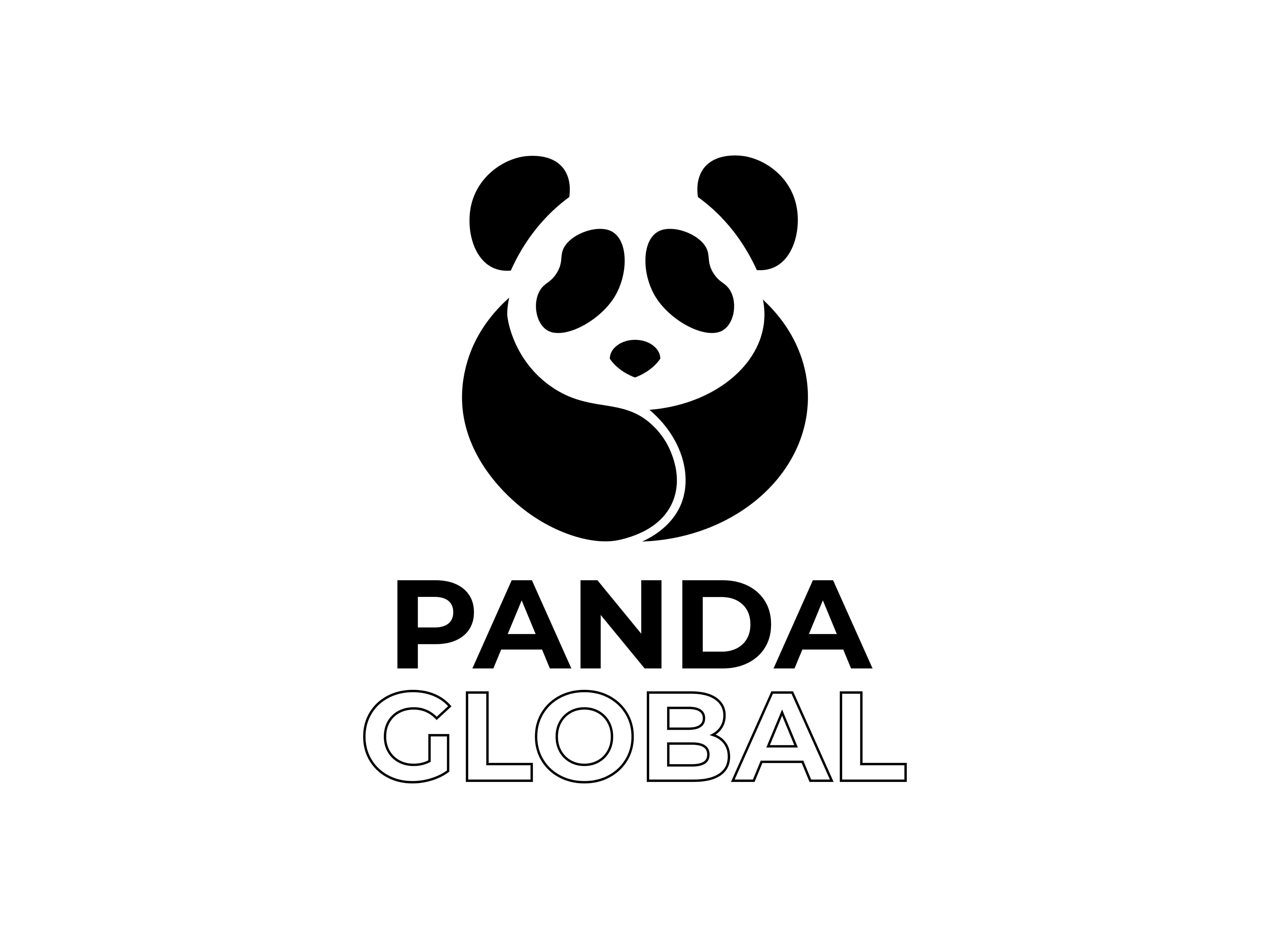 A logo for Panda Global, which is an illustration of a panda.