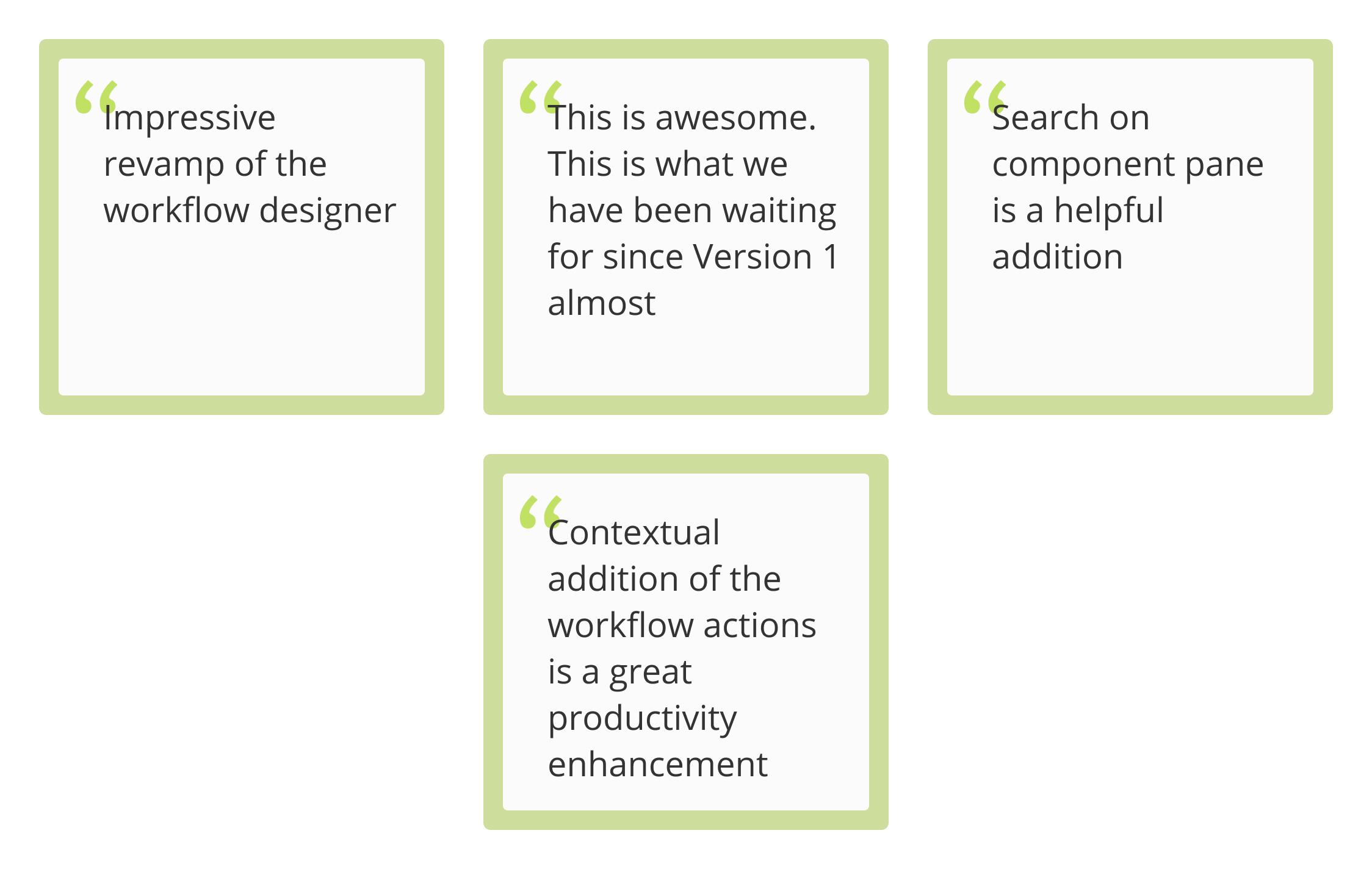 User reviews after phased roll-out