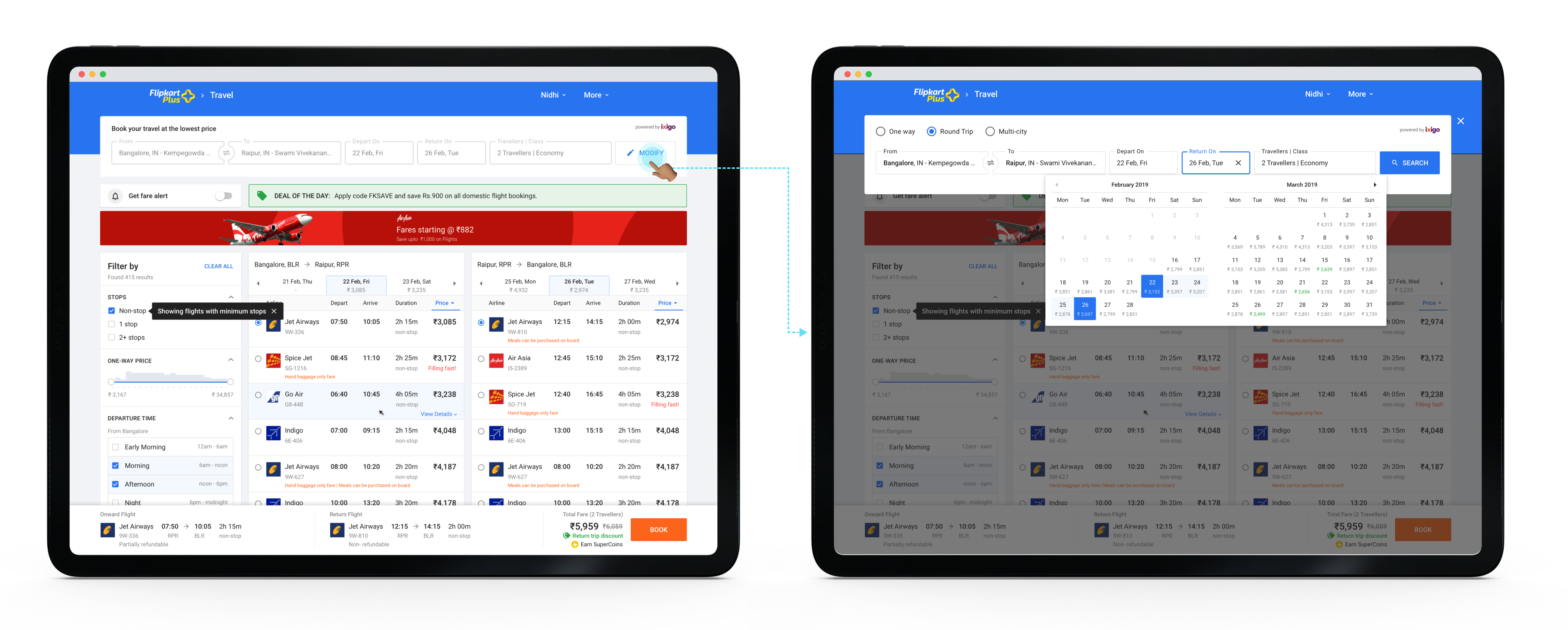 Modifying Search (Web Platform)