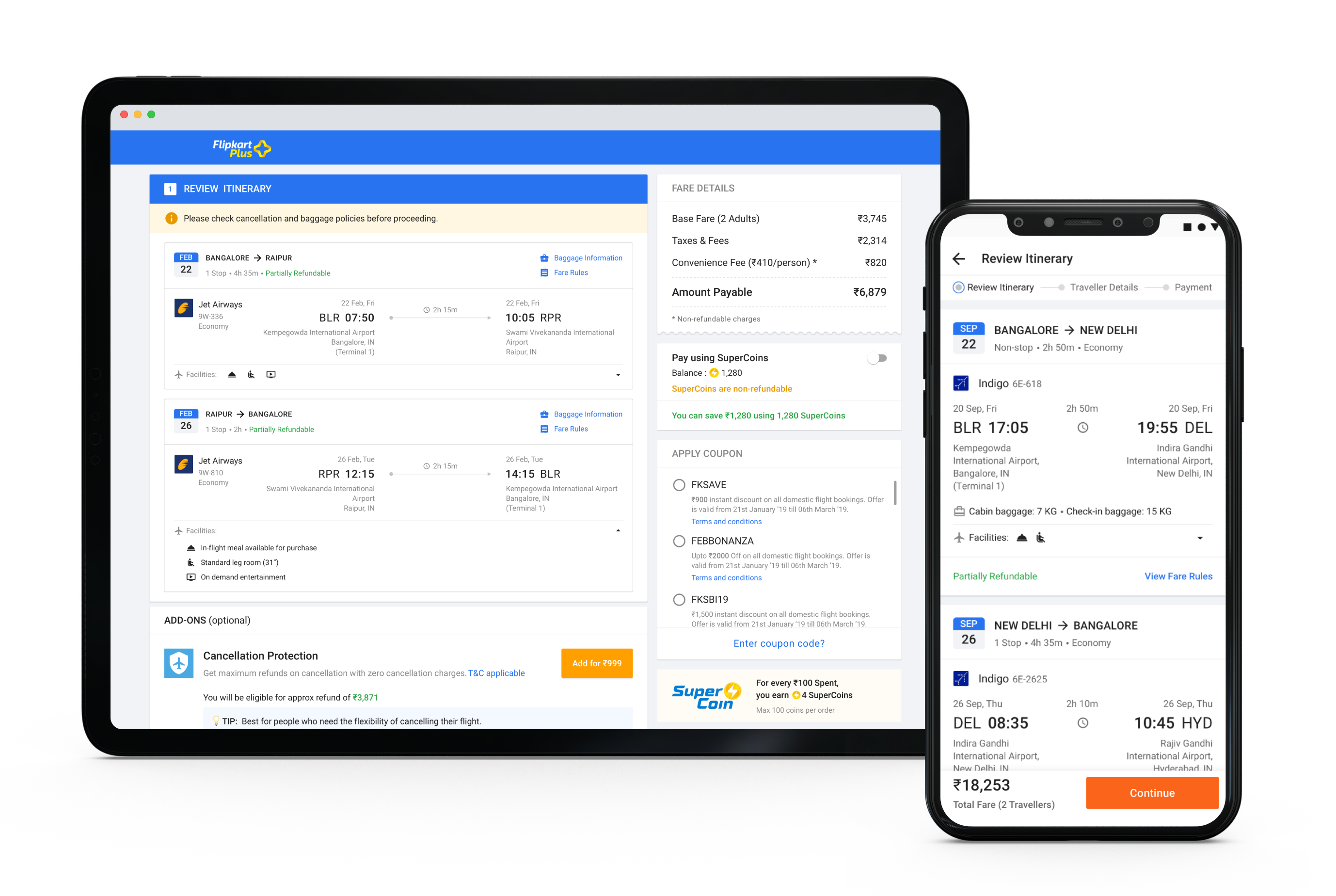 Review Flights
