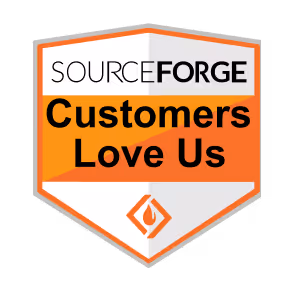 Customers Love Us SourceForge badge