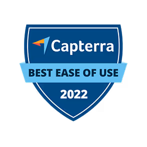 Best Ease of Use Capterra badge