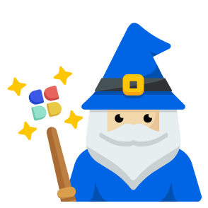 Setyl's IT wizard mascot