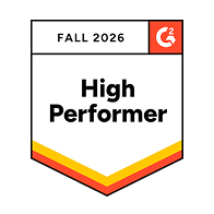 High Performer badge 2026 from G2