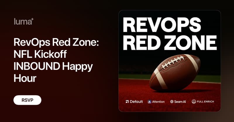 ​RevOps Red Zone is where the real season begins.