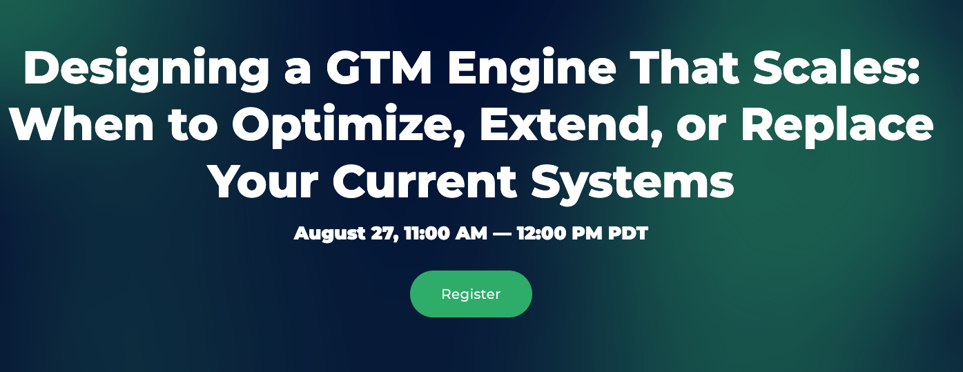 leandata webinar gtm systems