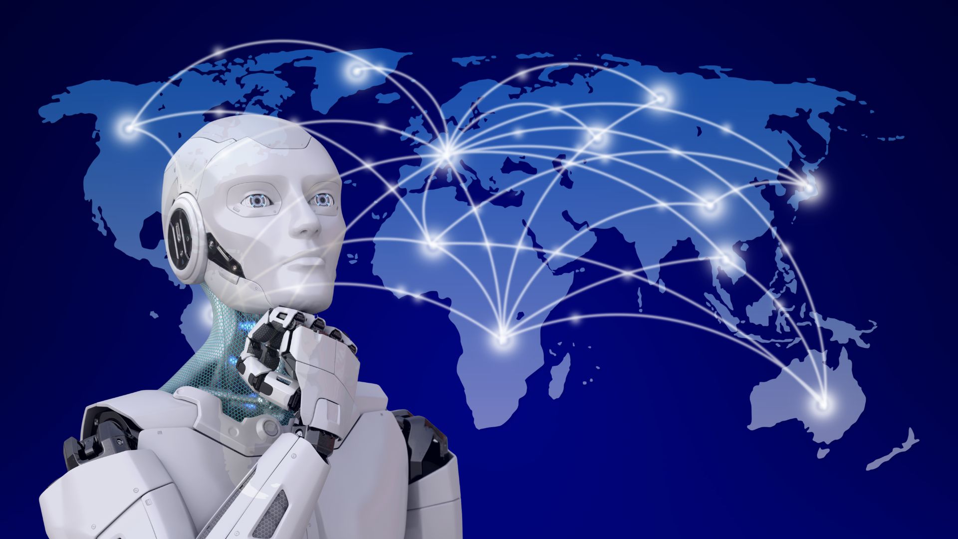 robot thinking about global territory design