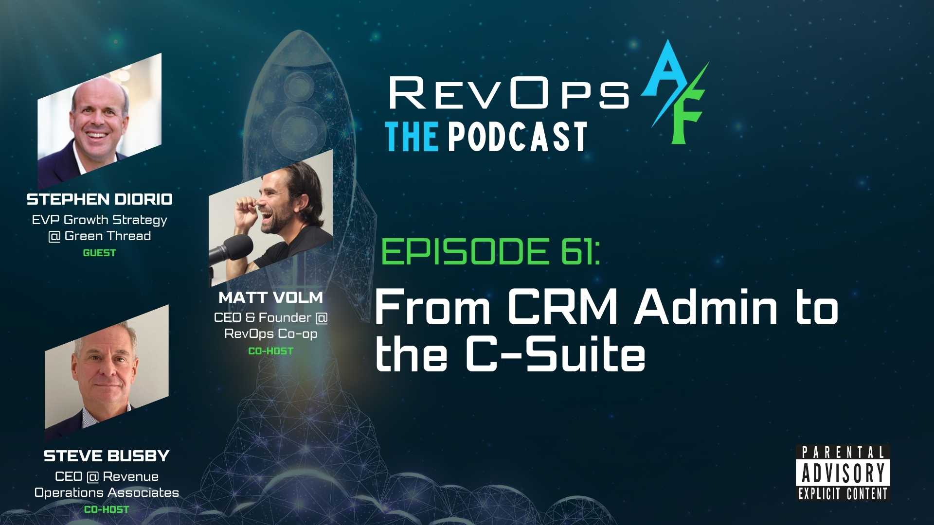 RevOpsAF Podcast featuring Steve Busby and Stephen Diorio