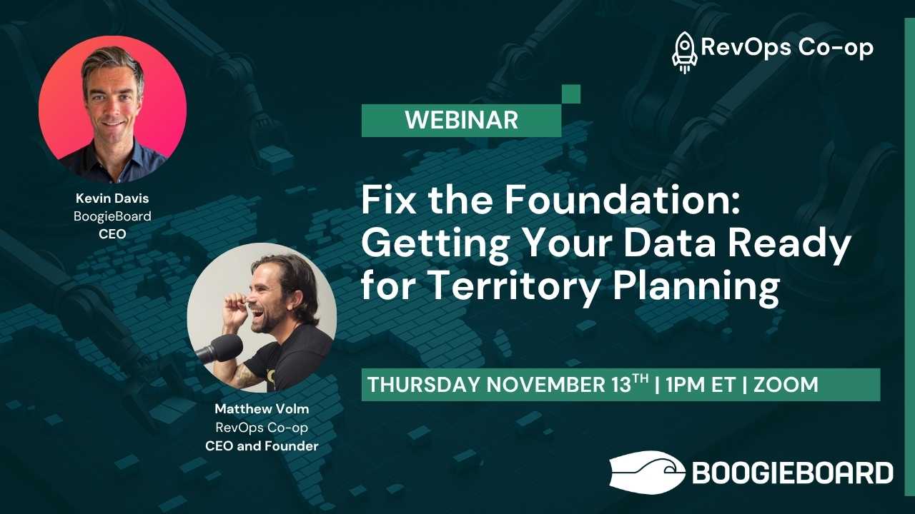 Fix the Foundation: Getting Your Data Ready for Territory Planning