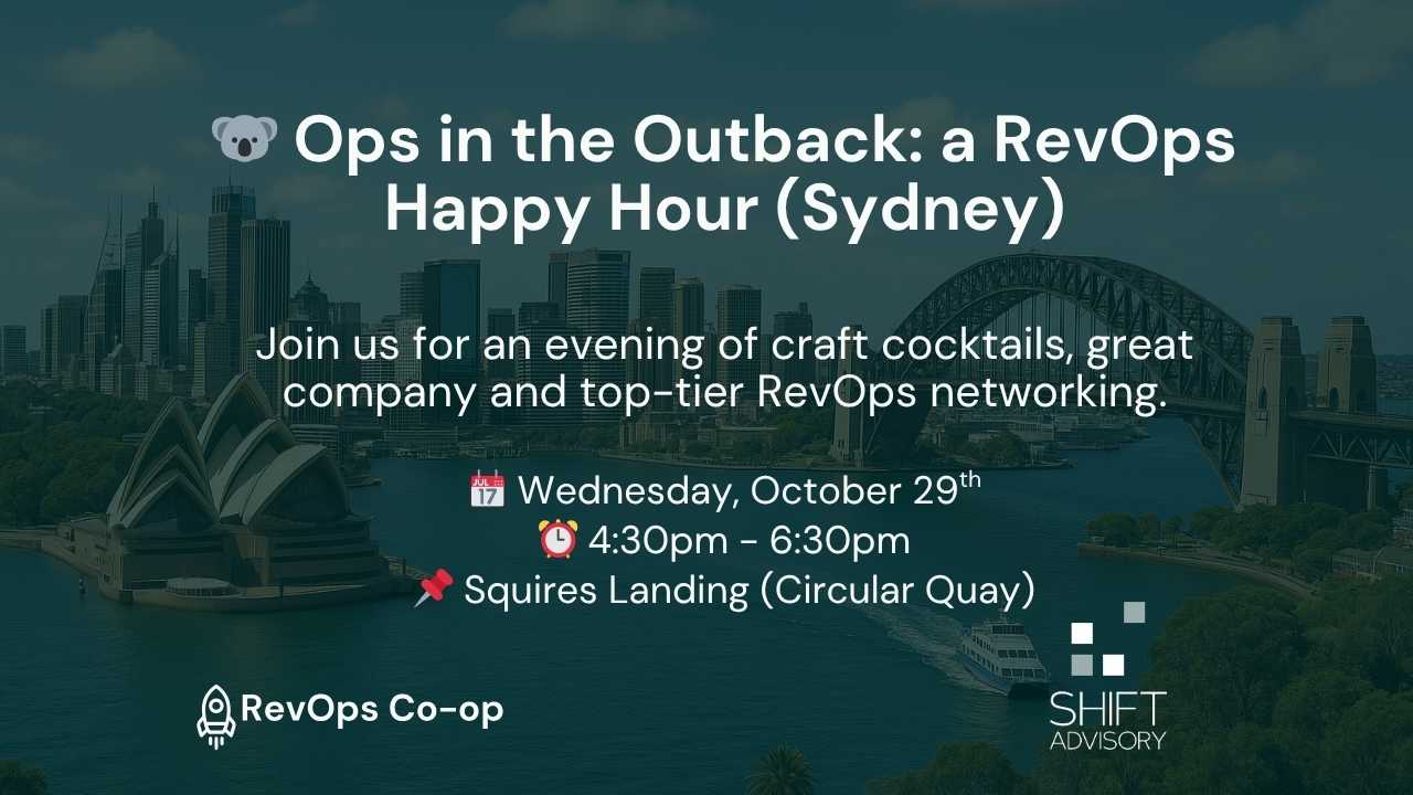 Ops in the Outback: a RevOps Happy Hour (Sydney)