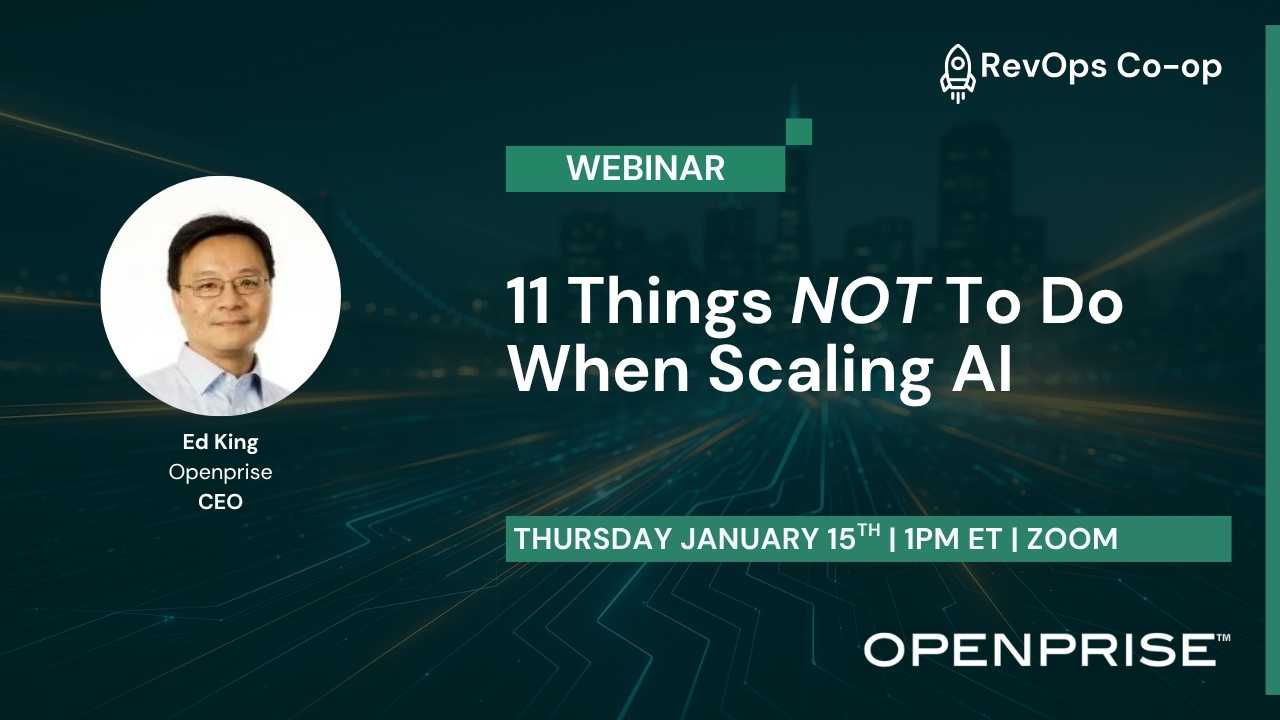 11 things NOT to do when scaling AI