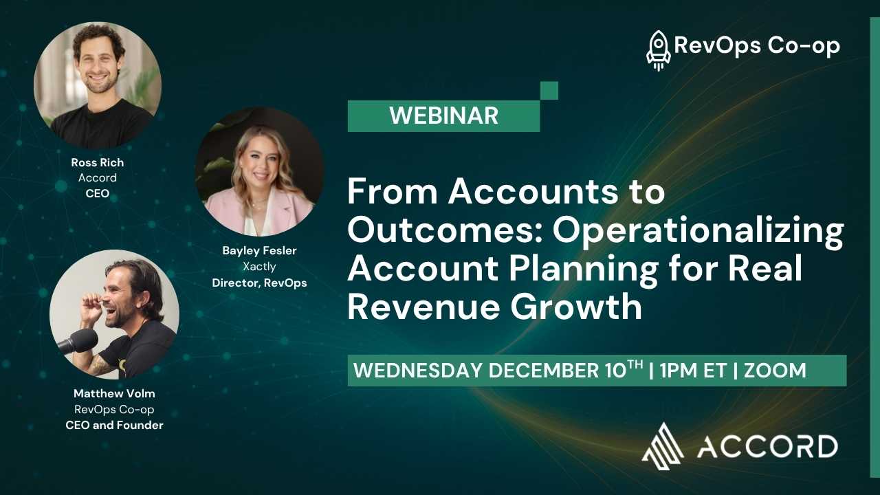 From Accounts to Outcomes: Operationalizing Account Planning for Real Revenue Growth
