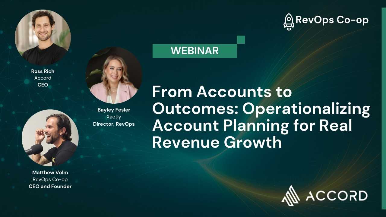 From Accounts to Outcomes: Operationalizing Account Planning for Real Revenue Growth
