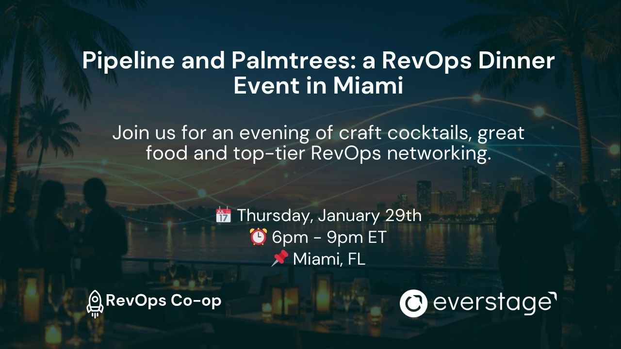 Pipeline and Palmtrees: a RevOps Dinner Event in Miami