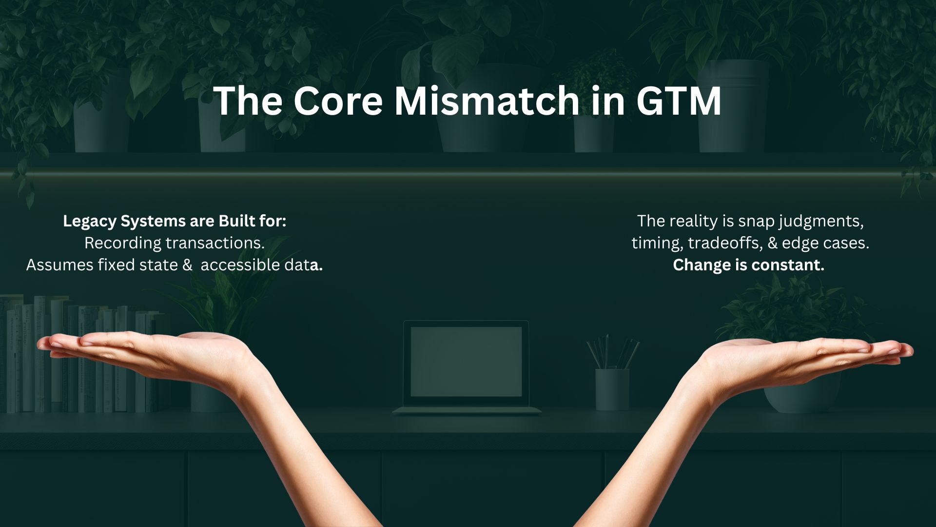 opposing forces in gtm static assumptions and constant change