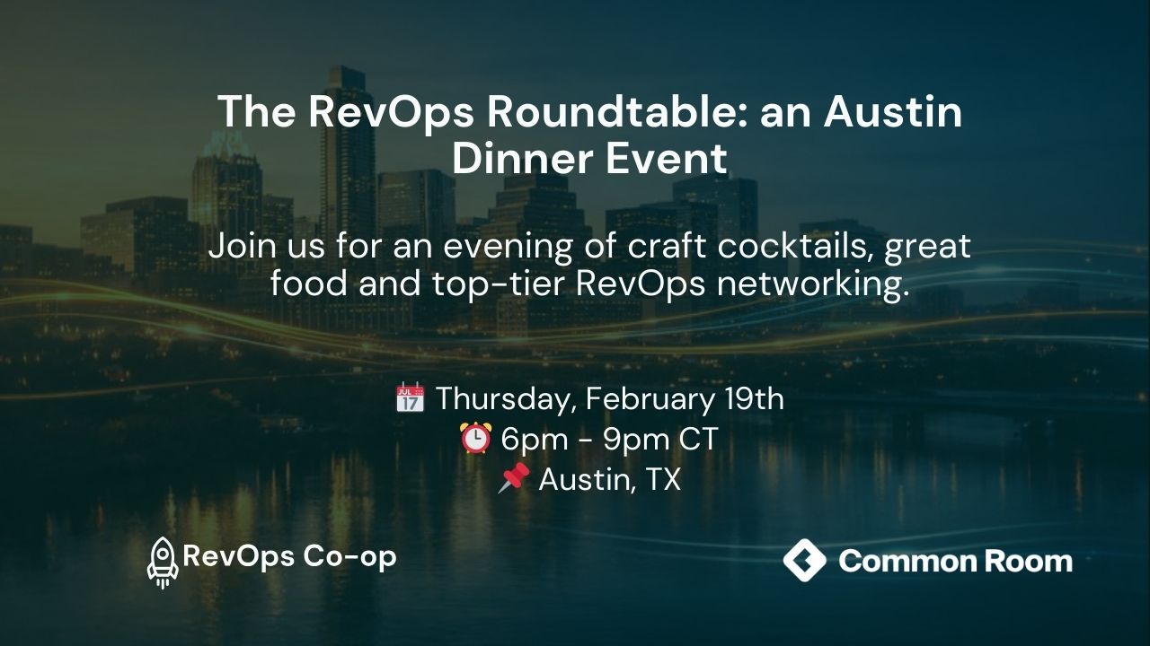 The RevOps Roundtable: an Austin Dinner Event