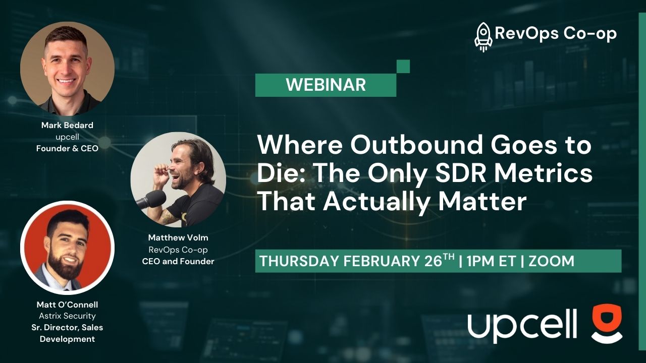 Where Outbound Goes to Die: The Only SDR Metrics That Actually Matter