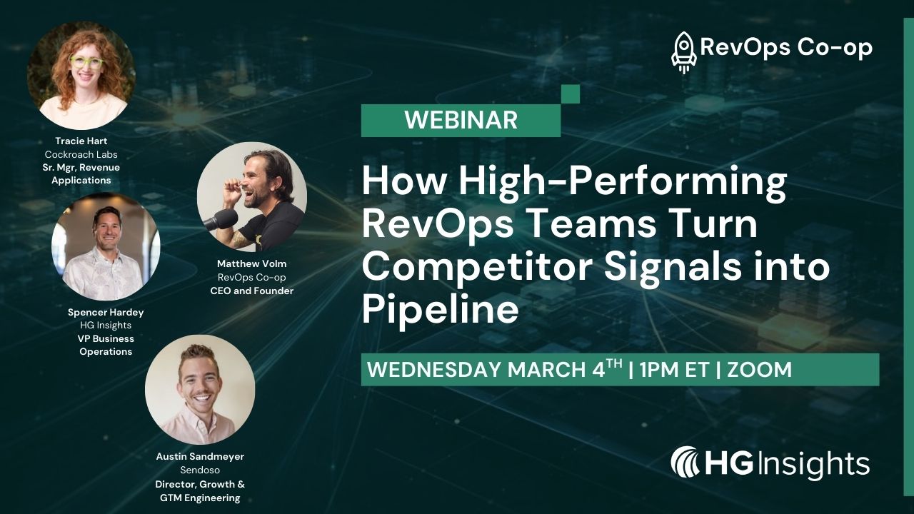 How High-Performing RevOps Teams Turn Competitor Signals into Pipeline