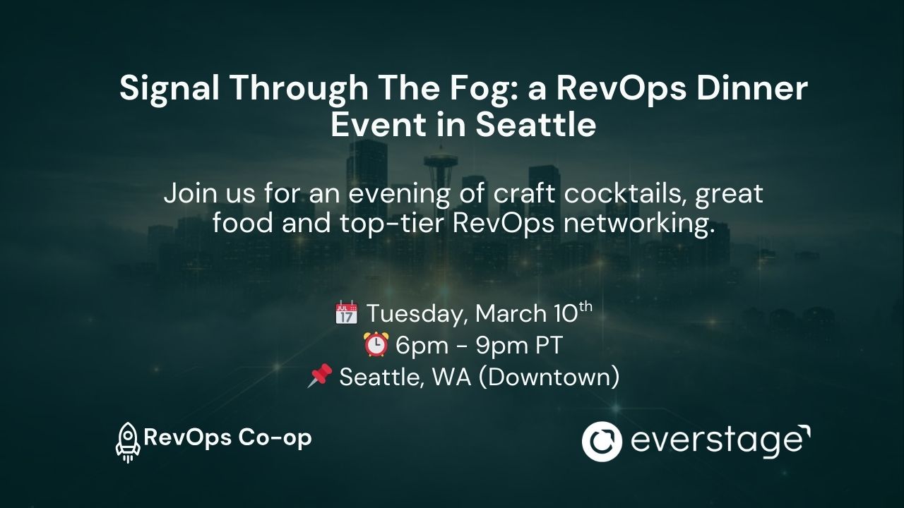 Signal Through The Fog: a RevOps Dinner Event in Seattle
