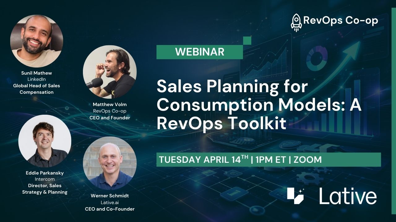 sales consumption planning webinar