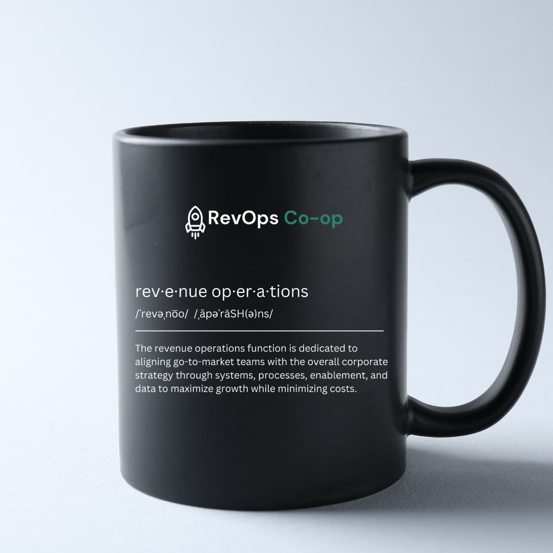 revenue operations definition on a mug