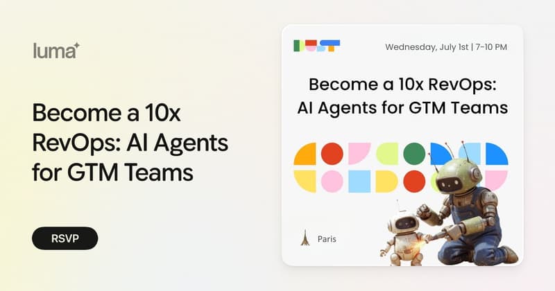 Become a 10x RevOps: AI Agents for GTM Teams