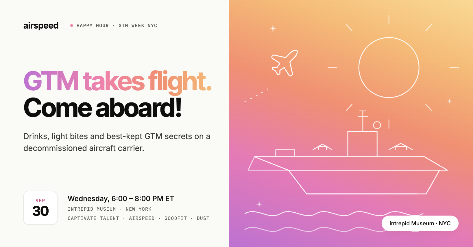 GTM Takes Flight - New York