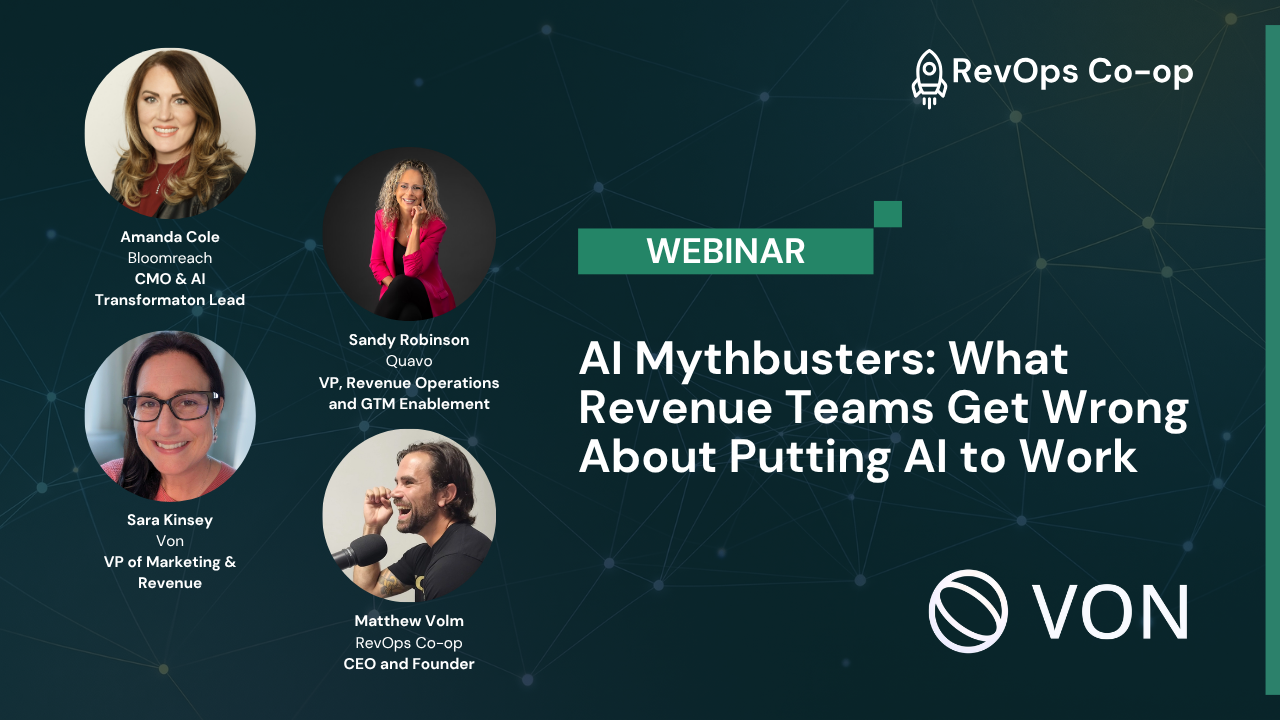 AI Myth-Busters: What Revenue Teams Are Getting Wrong About Putting AI to Work