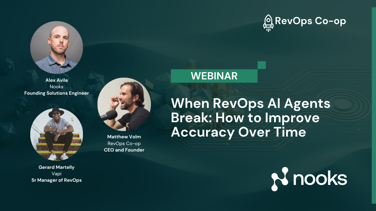 When AI Agents Break: How RevOps Teams Build Accuracy Over Time