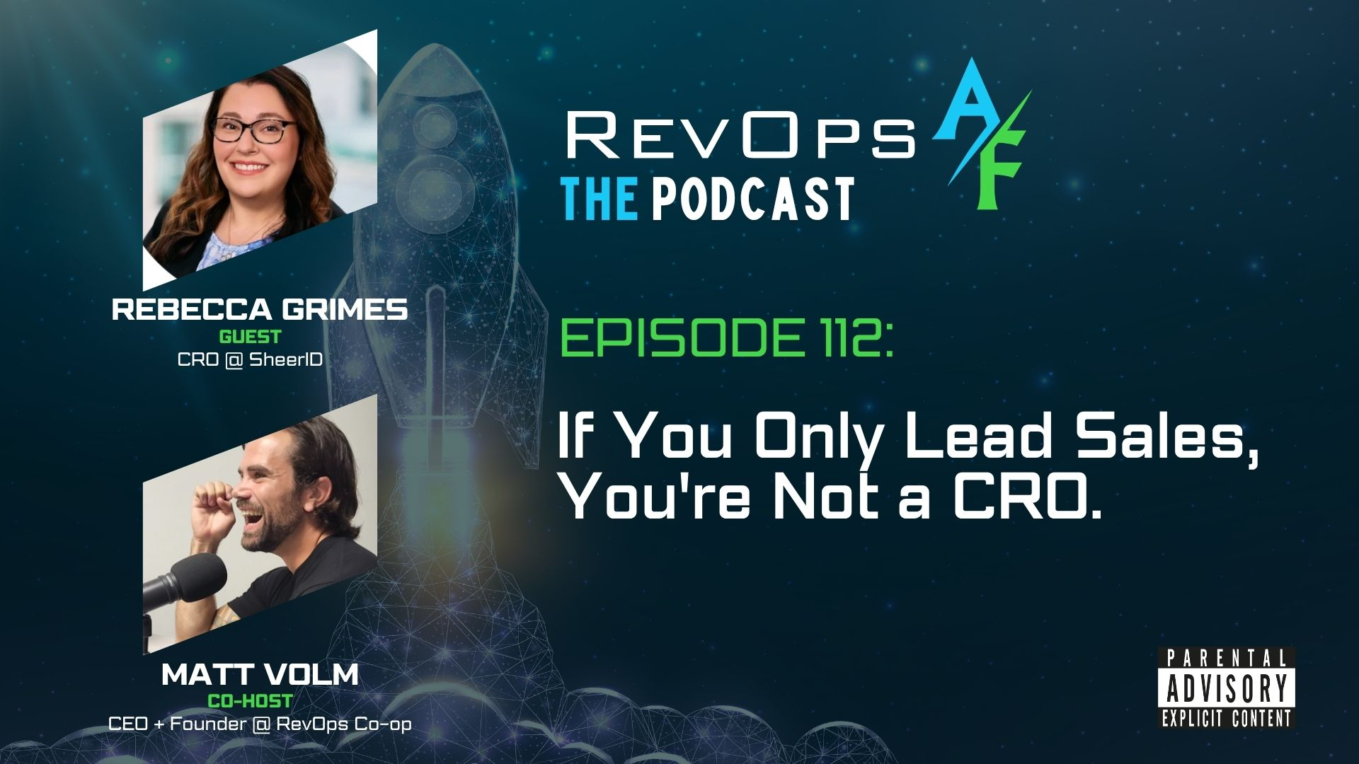 Episode 112: You're Not a CRO If You Only Lead Sales
