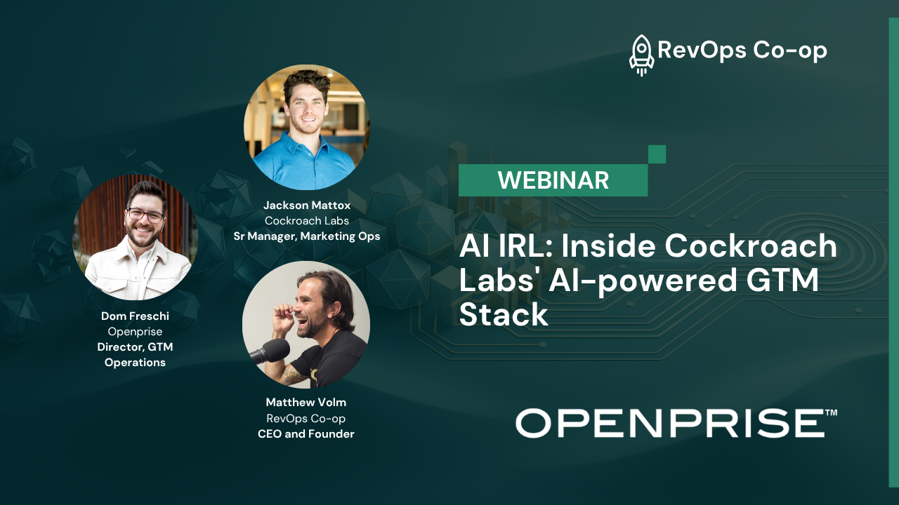 AI GTM in Production: How Cockroach Labs Built Micah and What It Taught Them About Scaling AI in Go-to-Market