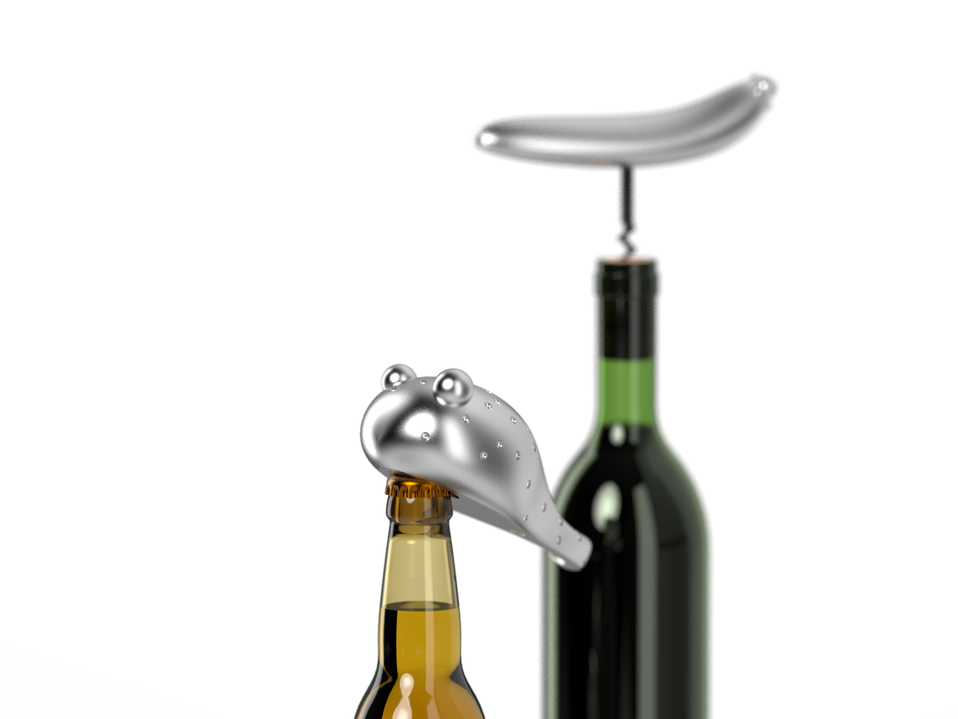 Tadpole Wine Bottle Stopper