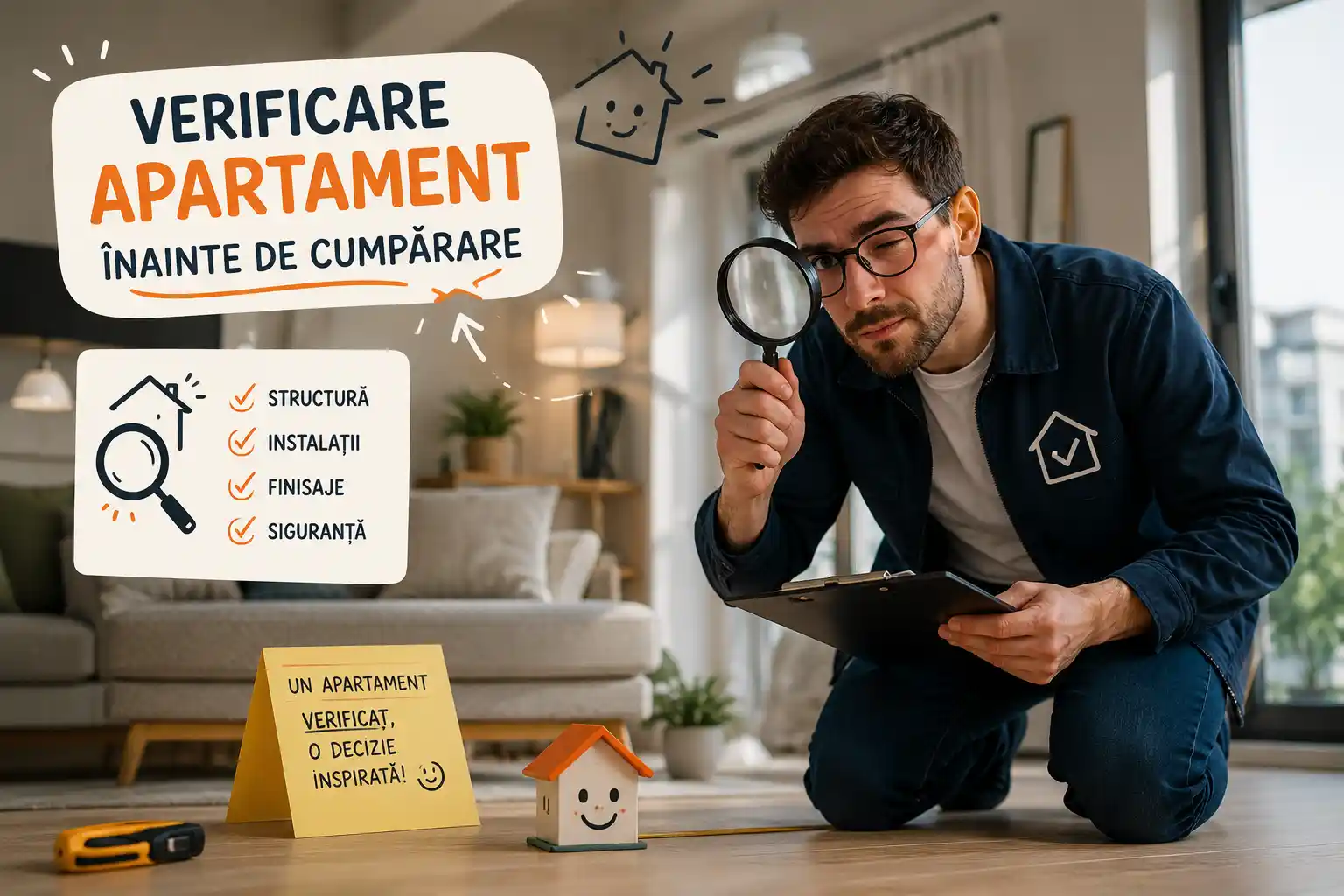 Verificare tehnică apartament nou înainte de recepție în București