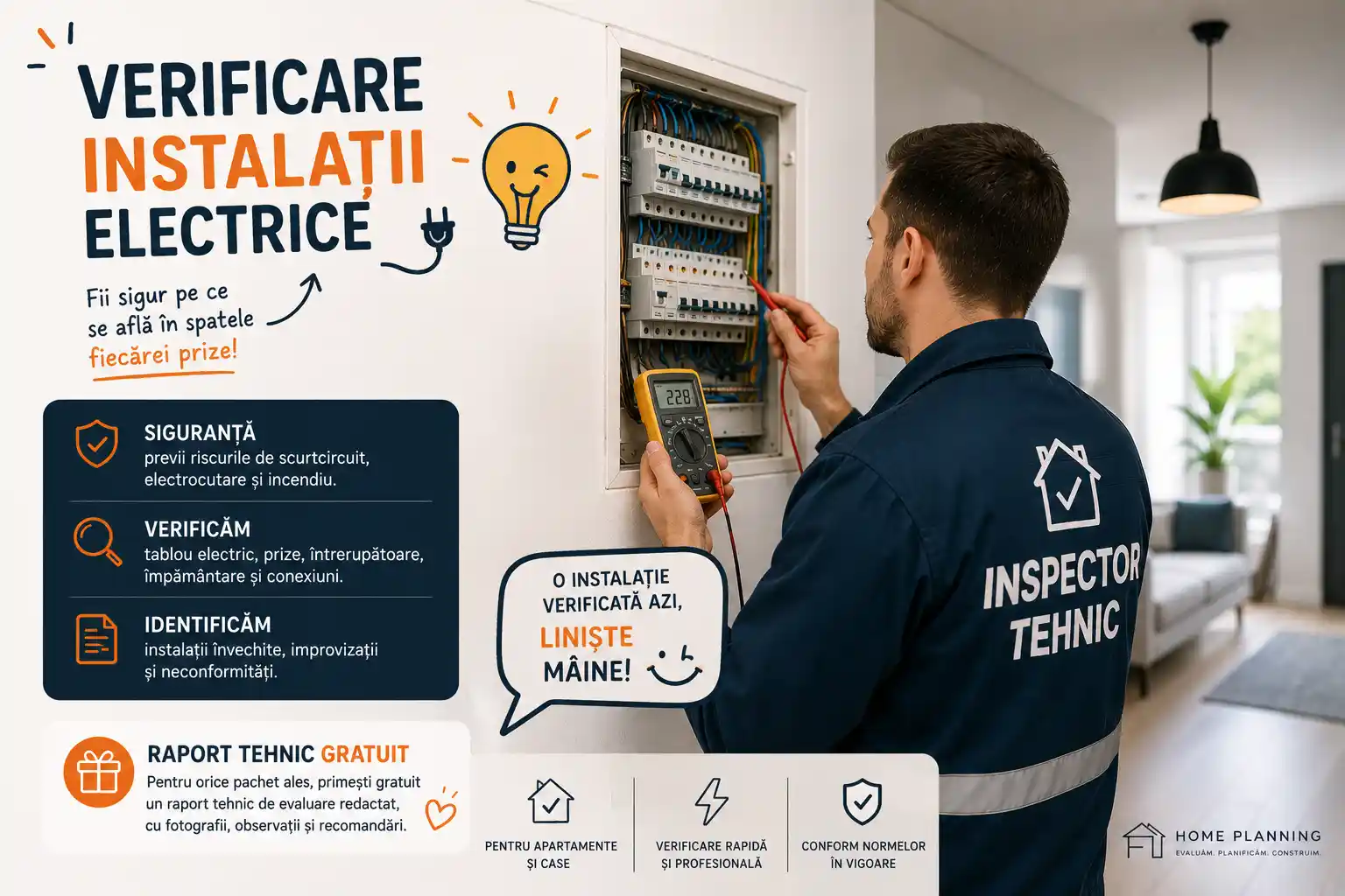Verificarea instalațiilor electrice într-un apartament