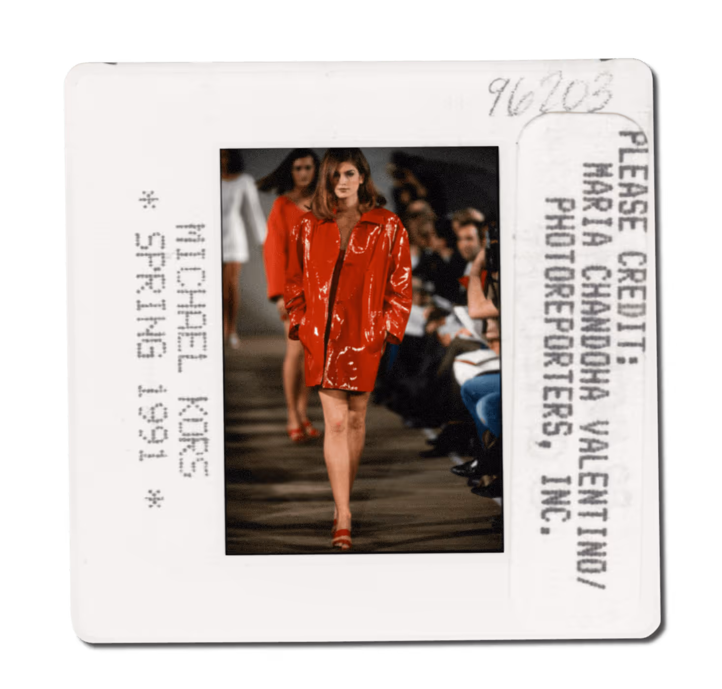 SCARLET PATENT LEATHER BALMACAAN