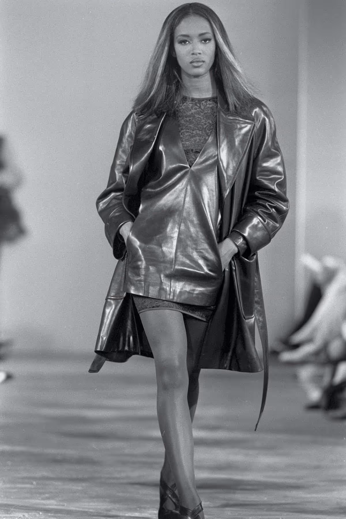 MAHOGANY PLONGÉ COAT AND DRESS