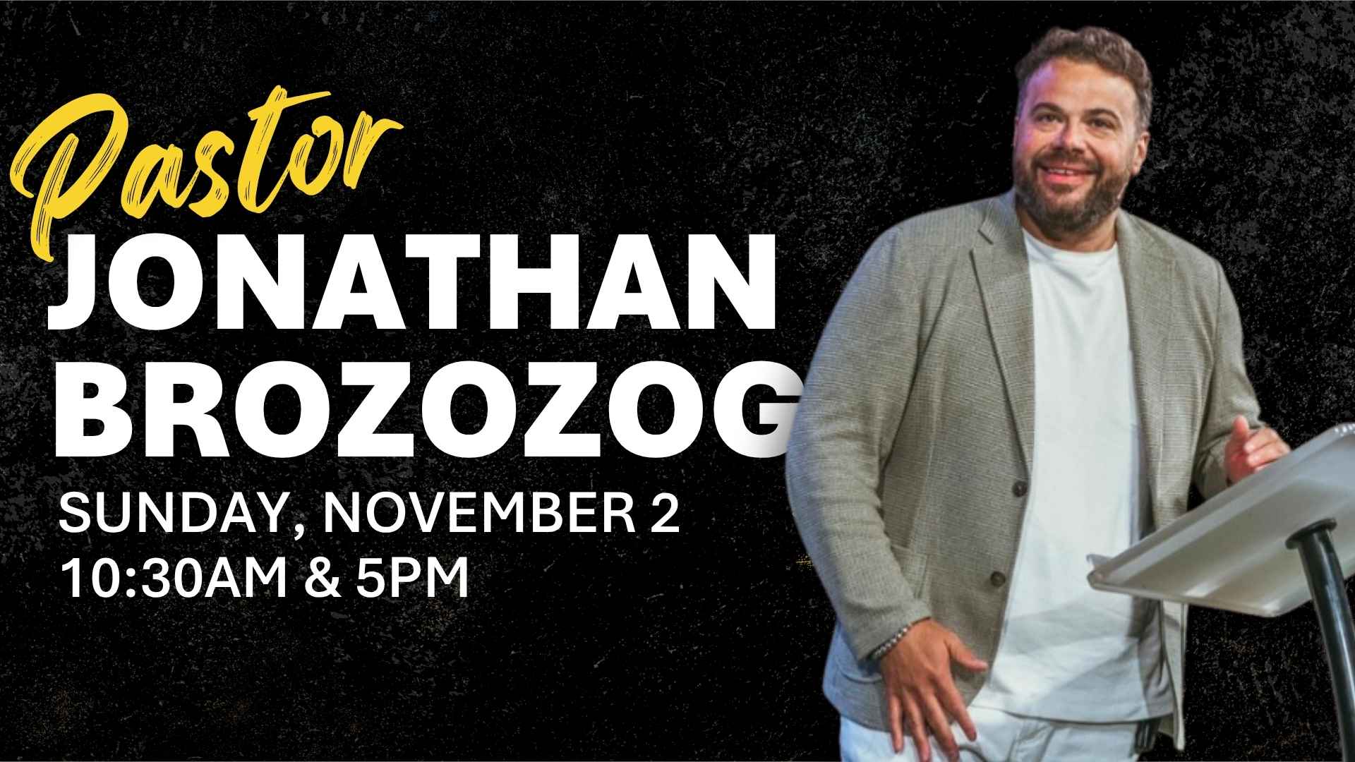 Guest Speaker: Jonathan Brozozog