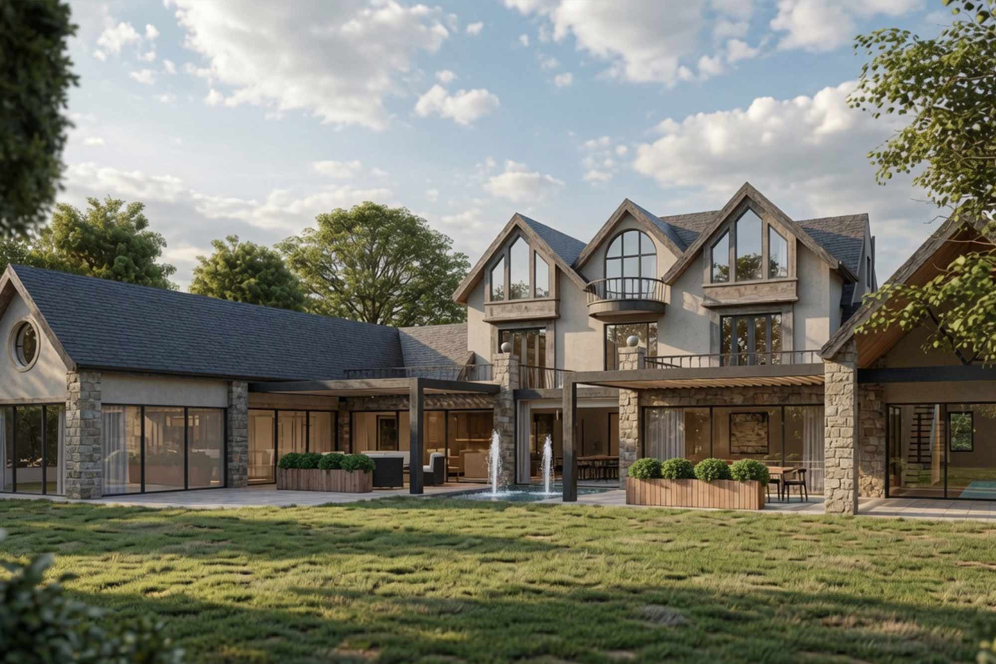 Edwardian mansion swimming pool extension, facelift and re-model in Lancaster, Lancashire