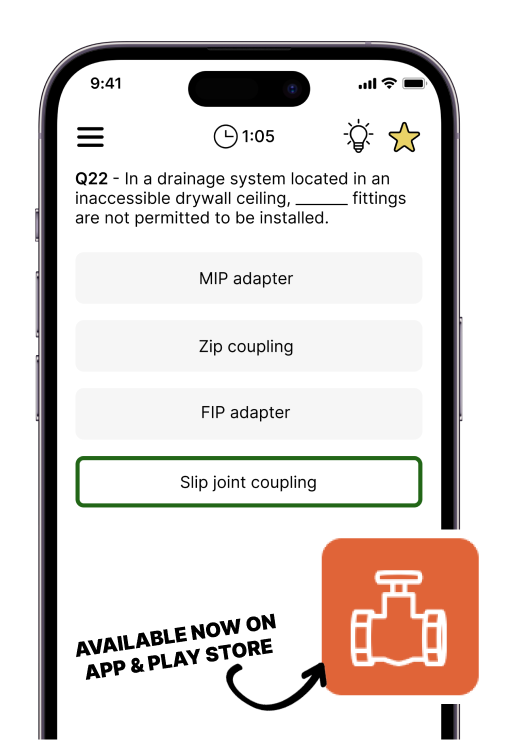 plumbing red seal exam screenshots